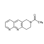 CAS 登录号：389117-38-8， 1-(8,9-二氢吡啶并[2,3-b][1,6]萘啶-7(6H)-基)乙酮