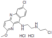 CAS#: 38915-24-1， N'-(2-Chloroethyl)-N-(7-Chloro-2-Methoxypyrido[3,2-b]Quinolin-10-Yl)Ethane-1,2-Diamine Dihydrochloride