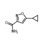 CAS 登录号：38955-40-7， 5-环丙基-1,2-恶唑-3-甲酰胺
