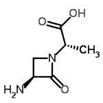 CAS#: 389806-13-7， (2S)-2-[(3S)-3-Amino-2-Oxo-1-Azetidinyl]Propanoic Acid