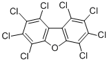 结构式 CAS# 39001-02-0, 1,2,3,4,6,7,8,9-八氯二苯并呋喃