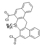 CAS#: 39026-34-1， 4,4'-Methylenebis(3-Methoxy-2-Naphthoyl Chloride)