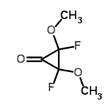 CAS#: 39050-21-0， 2,3-Difluoro-2,3-Dimethoxycyclopropanone