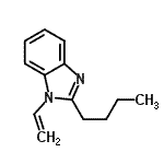 CAS 登录号：39069-27-7， 2-丁基-1-乙烯基-1H-苯并咪唑