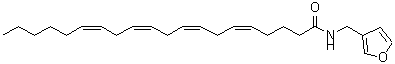 CAS 登录号：390824-20-1， (5Z,8Z,11Z,14Z)-N-(3-呋喃基甲基)-5,8,11,14-二十碳四烯酰胺