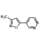 CAS 登录号：39123-41-6， 4-(3-甲基-1,2-恶唑-5-基)哒嗪