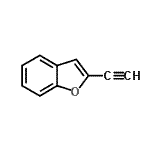 CAS 登录号：39165-03-2， 2-乙炔基-1-苯并呋喃