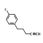 CAS 登录号：391678-43-6， 1-氟-4-(4-戊炔-1-基)苯