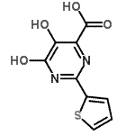 CAS 登录号：391680-79-8， 5,6-二羟基-2-(2-噻吩基)-4-嘧啶羧酸