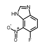 CAS 登录号：391906-61-9， 5-氟-4-硝基-1H-苯并咪唑