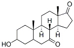 CAS 登录号：39201-24-6， (3R,5S,8R,9S,10S,13S,14S)-3-羟基-10,13-二甲基-2,3,4,5,6,8,9,11,12,14,15,16-十二氢-1H-环戊二烯并[a]菲-7,17-二酮