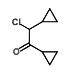 CAS 登录号：39250-97-0， 2-氯-1,2-二环丙基乙烷酮