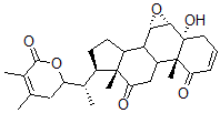 CAS 登录号：39262-28-7， (5alpha,6alpha,7alpha,22R)-6,7-环氧-5-羟基-1,12-二氧代-麦角甾-2,24-二烯-26-酸delta-内酯