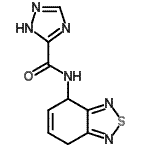 CAS 登录号：392705-84-9， N-(4,7-二氢-2,1,3-苯并噻二唑-4-基)-1H-1,2,4-三唑-5-甲酰胺