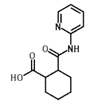 CAS 登录号：393078-38-1， 2-(2-吡啶基氨基甲酰)环己烷羧酸