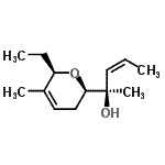 CAS 登录号：393530-62-6， (2R,3Z)-2-[(2R,6R)-6-乙基-5-甲基-3,6-二氢-2H-吡喃-2-基]-3-戊烯-2-醇