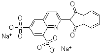 CAS 登录号：39354-67-1， 喹啉黄 S