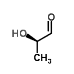 CAS 登录号：3946-09-6， (2R)-2-羟基丙醛