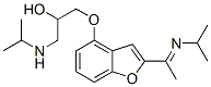 CAS#: 39552-05-1， 1-[[2-(C-Methyl-N-Propan-2-Ylcarbonimidoyl)-1-Benzofuran-4-Yl]Oxy]-3-(Propan-2-Ylamino)Propan-2-Ol