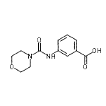 CAS 登录号：397848-82-7， 3-[(4-吗啉基羰基)氨基]苯甲酸