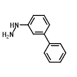 CAS 登录号：39785-68-7， 3-联苯基肼