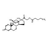 CAS 登录号：39791-31-6， (11beta)-11,17-二羟基-3,20-二氧代孕甾烷-1,4-二烯-21-基戊酸酯