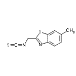 CAS 登录号：39905-98-1， 2-(异硫氰酸基甲基)-6-甲基-1,3-苯并噻唑