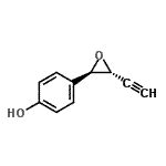 CAS 登录号：399513-09-8， 4-[(2R,3R)-3-乙炔基-2-环氧乙烷基]苯酚