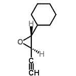 CAS 登录号：399513-10-1， (2R,3R)-2-环己基-3-乙炔基-环氧乙烷
