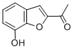 结构式 CAS# 40020-87-9, 2-乙酰基-7-羟基苯并呋喃