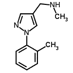 CAS 登录号：400757-10-0， N-甲基-1-[1-(2-甲基苯基)-1H-吡唑-4-基]甲胺