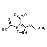 CAS 登录号：400878-02-6， 5-乙氧基-4-硝基-1H-吡唑-3-羧酸