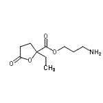 CAS 登录号：400881-01-8， 3-氨基丙基2-乙基-5-氧代四氢-2-呋喃羧酸酯