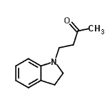 CAS 登录号：40135-92-0， 4-(2,3-二氢-1H-吲哚-1-基)-2-丁酮