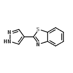 CAS 登录号：40142-85-6， 2-(1H-吡唑-4-基)-1,3-苯并噻唑