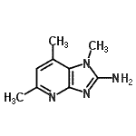 CAS 登录号：401560-75-6， 1,5,7-三甲基-1H-咪唑并[4,5-b]吡啶-2-胺