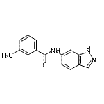 CAS#: 401591-09-1， N-(1H-Indazol-6-Yl)-3-Methylbenzamide