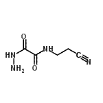 CAS 登录号：401623-10-7， N-(2-氰基乙基)-2-肼基-2-氧代乙酰胺