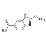 CAS 登录号：401791-55-7， 2-甲氧基-1H-苯并咪唑-5-羧酸