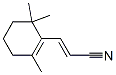 CAS 登录号：40244-29-9， (E)-3-(2,6,6-三甲基-1-环己烯-1-基)丙烯腈