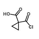 CAS 登录号：40258-99-9， 1-(氯甲酰基)环丙烷羧酸