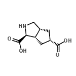 CAS#: 402580-13-6， (1S,3aR,5S,6aS)-Octahydrocyclopenta[c]Pyrrole-1,5-Dicarboxylic Acid