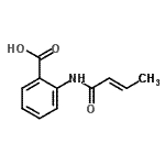 CAS#: 402582-62-1， 2-[(2E)-2-Butenoylamino]Benzoic Acid