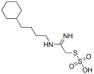 CAS 登录号：40283-59-8， 硫代硫酸氢 S-[2-[(4-环己基丁基)氨基]-2-亚氨基乙基]酯
