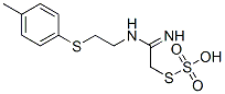 CAS 登录号：40284-00-2， 硫代硫酸氢 S-[2-亚氨基-2-[[2-[(4-甲基苯基)硫代]乙基]氨基]乙基]酯