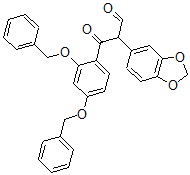 CAS 登录号：40321-72-0， alpha-[2,4-二(苯基甲氧基)苯甲酰基]-1,3-苯并二氧戊环-5-乙醛