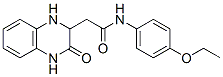 CAS 登录号:40375-94-8, N-(4-乙氧基-苯基)-2-(3-氧代-1,2,3,4-四氢-喹喔啉-2-基)-乙酰胺