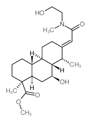 CAS 登录号：40445-00-9， (1S,4aR,4bS,8R,8aS,9S,10aR)-9-羟基-7-[2-(2-羟基乙基-甲基氨基)-2-氧代乙亚基]-1,4a,8-三甲基-3,4,4b,5,6,8,8a,9,10,10a-十氢-2H-菲-1-羧酸甲酯