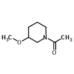 CAS 登录号：4045-28-7， 1-(3-甲氧基-1-哌啶基)乙酮