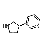 CAS 登录号：404892-27-9， 3-[(3S)-3-吡咯烷基]吡啶